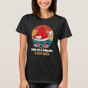 Eén In Een Meloen Neef Zomer Fruit Jongen Dabbing T-shirt