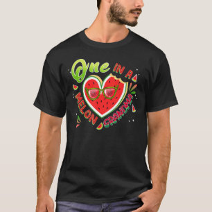 Een in een meloen oma familie bijpassende meloen g t-shirt