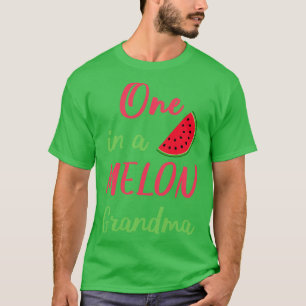 Een in een meloen oma Ik matching familie T-shirt