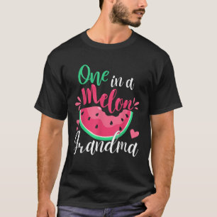 Een in een meloen oma verjaardagsfeestje bijpassen t-shirt