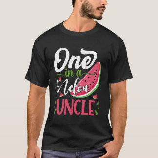 een in een meloen oom watermeloen familie dagbeste t-shirt