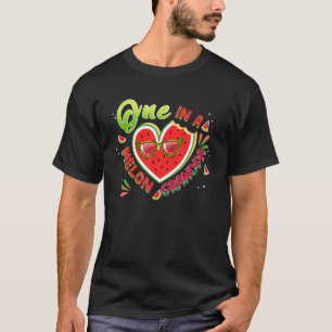 Een in een meloen opa familie bijpassende meloen g t-shirt
