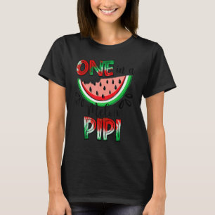een in een meloen pipi watermeloen bijpassende fam t-shirt