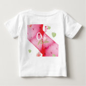 Een in een meloen schattig verjaardag meisje (Achterkant)