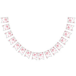 Een in een meloen Schattige Watermelon Meisje 1e V Vlaggetjes