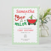 Een in een meloen Schattigee Speelgoed Mint 1e ver Kaart (Staand voorkant)