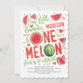 Een in een meloen, Schattigee zomer Schattig 1e ve Kaart (Voorkant)