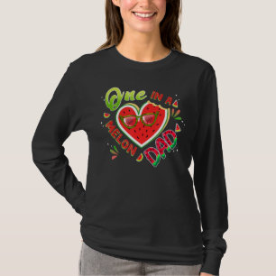 Een in een meloen vader verjaardag familie bijpass t-shirt