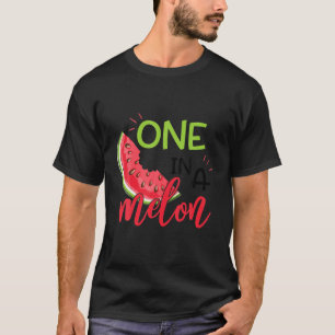 Een in een meloen vader verjaardag matching groep t-shirt