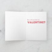 Eén in een Meloen Valentijnsdag Kaart (Binnen)