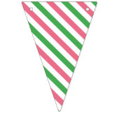 Een in een meloen verjaardagsbanner vlaggetjes (Eerste vlag)