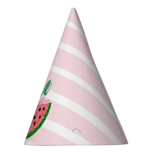 Een in een meloen, Verjaardagsfeestje Pet, Waterme Feesthoedjes (Rechts)