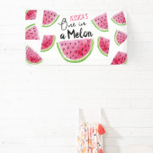 Een in een meloen verjaardagsfeestje spandoek (Insitu)