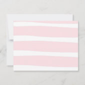 Een in een meloen, watermeloen Dank je, afbeelding Bedankkaart (Achterkant)