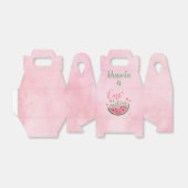 Een in een meloen Watermeloen eerste verjaardag Bedankdoosjes (Uitgevouwen)