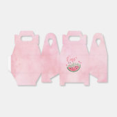 Een in een meloen Watermeloen eerste verjaardag Bedankdoosjes (Uitgevouwen)