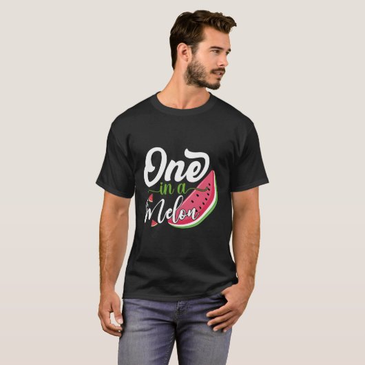 Een in een meloen watermeloen familie Day Py T-shirt (Voorkant volledig)