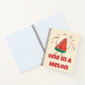 Een in een meloen – Watermeloen Notitieboek (Binnen)
