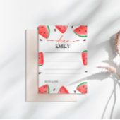 Een in een meloen watermeloen tijd capsule Kaart