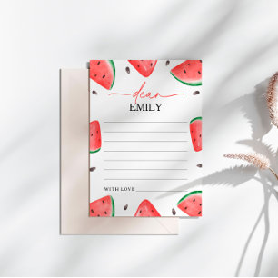 Een in een meloen watermeloen tijd capsule Kaart