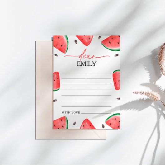 Een in een meloen watermeloen tijd capsule Kaart