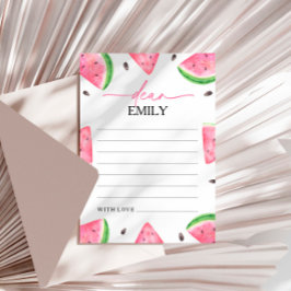 Een in een meloen watermeloen tijd capsule Kaart