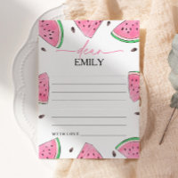 Een in een meloen watermeloen tijd capsule Kaart