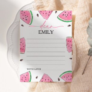 Een in een meloen watermeloen tijd capsule Kaart