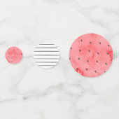 Een in een meloen Watermeloen Verjaardagstabel Confetti (Voorkanten)