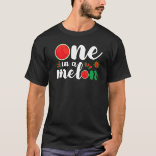 Een in een meloen watermeloen zomer zonneschijn Ge T-shirt