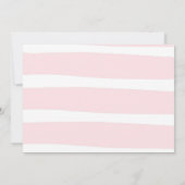 Eén in een meloen, watermeloenuitnodiging, afbeeld kaart (Achterkant)