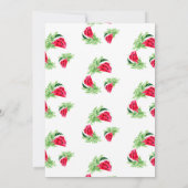 Een in een meloen Watermelon 1e Verjaardagsfeest Kaart (Achterkant)