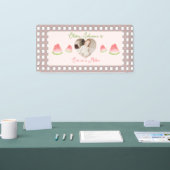 Een in een meloen Watermelon Verjaardag Foto Spandoek (Beurs)