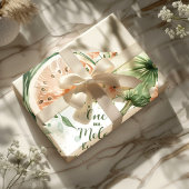 Een in een meloen Watermelon Waterverf 1e Verjaard Cadeaupapier