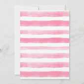 Een in een meloen Watermelon Waterverf Verjaardag Kaart (Achterkant)