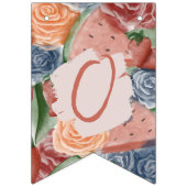 Een in een meloen - Zomervibes Verjaardag Vlaggetjes (Tweede vlag)