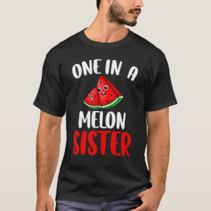 Een in een meloenszuster-watermeloensfamilie t-shirt