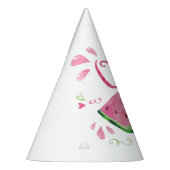 Eén in een Melon 1e verjaardag Feesthoedjes (Links)