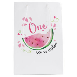 Eén in een Melon 1e verjaardag Medium Cadeauzakje