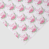 Eén in een Melon 1e verjaardag Tissuepapier (Detail)