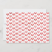 Eén in een Melon 1st Birthday Foto: Red Watermelon Kaart (Achterkant)