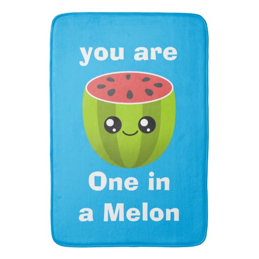 Eén in een Melon Badmat (Voorkant Verticaal)