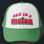 Een in een Melon Baseball Hat Pet<br><div class="desc">Een in een meloen,  Watermeloen - Beste vrienden Petten,  Baseball Hat,  Best Friend Gift voor iemand speciaal</div>