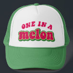 Een in een Melon Baseball Hat Pet<br><div class="desc">Een in een meloen,  Watermeloen - Beste vrienden Petten,  Baseball Hat,  Best Friend Gift voor iemand speciaal</div>