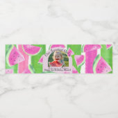 Eén in een Melon Birthday Waterfles Etiket (Enkel label)
