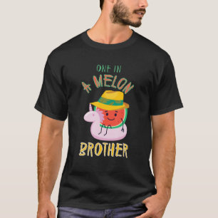 Een in een Melon Brother Funny Watermelonfamilie M T-shirt