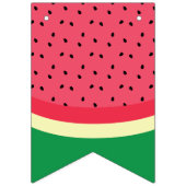 Eén in een Melon First Birthday Invitation Banner (Eerste vlag)