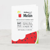 Een in een Melon First Birthday Party (Voorkant)