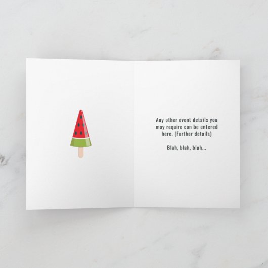 Een in een Melon First Birthday Party (Binnen)