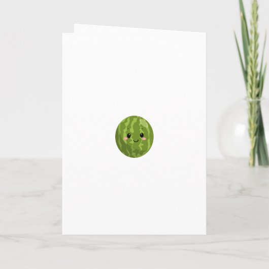 Een in een Melon First Birthday Party (Achterkant)